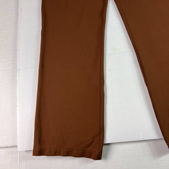 Betabrand Dress Pants Women's 35x28* 7 Pocket Straight Brown Stretch Yoga Tag XL - Picture 6 of 16